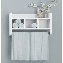 Davida Bathroom Floating Organizer Towel Shelve