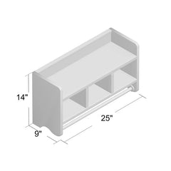Davida Bathroom Floating Organizer Towel Shelve