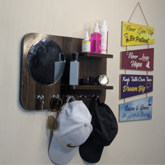 Wooden Elegant Key Holder & Wall Decor for Home & Office