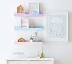 Popup Color Bedroom Lounge Living Room Organizer Floating Shelve